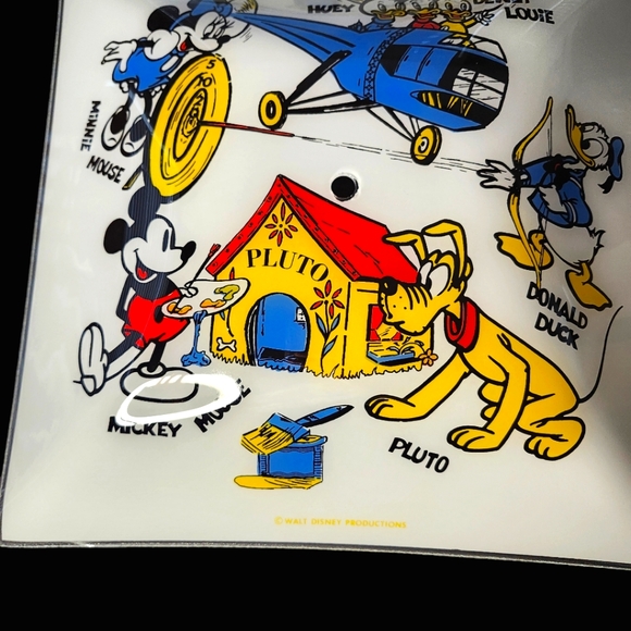 VTG ⭐️ DISNEY Character Square Ceiling Light Cover Shade - Picture 4 of 8